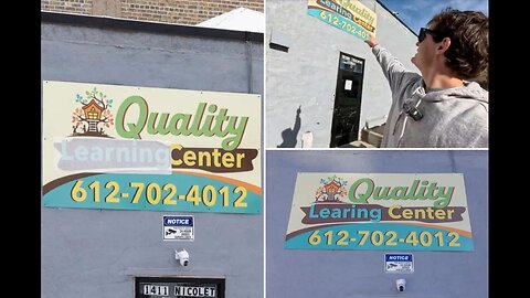 Years-Old Typo On 'Quality Learing Center' Sign Fixed Overnight After National Outrage Over Fraud