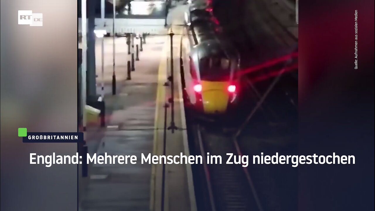 England: Mehrere Menschen im Zug niedergestochen
