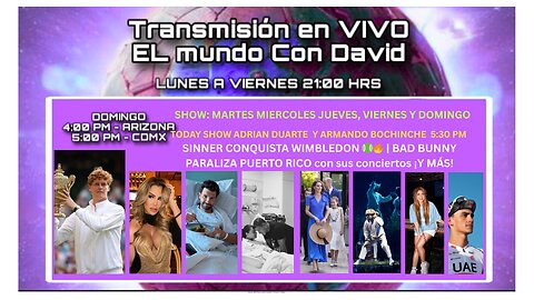 SINNER CONQUISTA WIMBLEDON 🎾🔥 | BAD BUNNY PARALIZA PUERTO RICO con sus conciertos ¡Y MÁS!