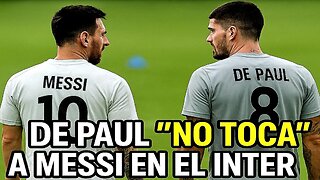 🚨 DE PAUL “NO TOCA” A MESSI Y SE LANZA CON TODO CONTRA OTRO JUGADOR EN EL INTER MIAMI 🔥⚽