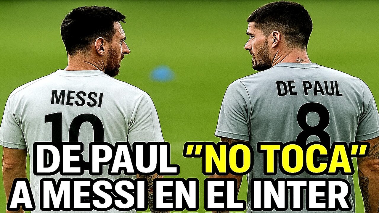 🚨 DE PAUL “NO TOCA” A MESSI Y SE LANZA CON TODO CONTRA OTRO JUGADOR EN EL INTER MIAMI 🔥⚽
