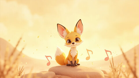 Fennec Fox Finds Focus 🦊🌵 | Calming Kids’ Song About Attention & Awareness