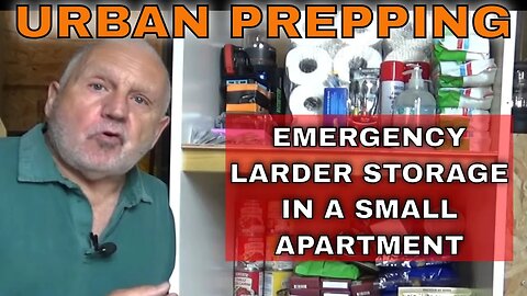 🍳 Survival Food Storage for Preppers | My Urban Larder Cupboard Setup