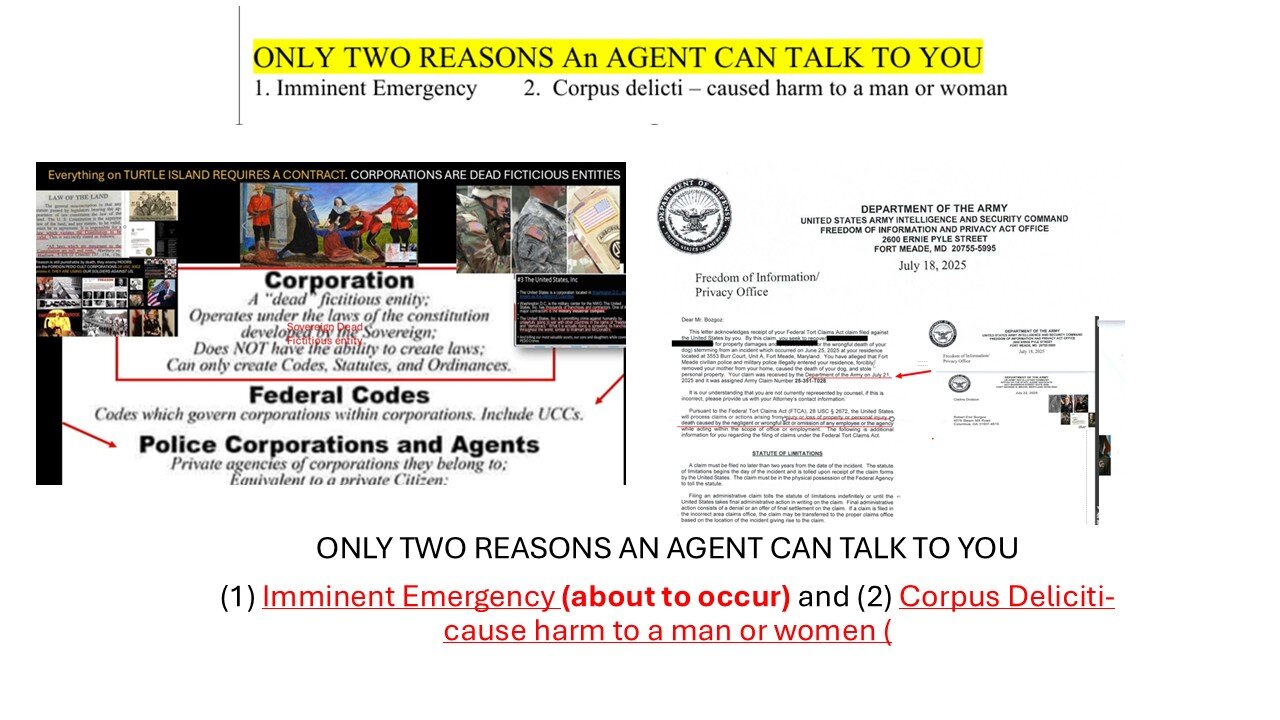 THERE ARE ONLY TWO REASONS THE USA INC AGENTS CAN CONTACT YOU! KNOW THEM!