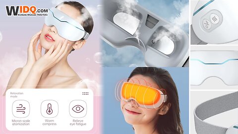 👀 Steam Eye Massager – Relax, Recharge & Refresh 🎧