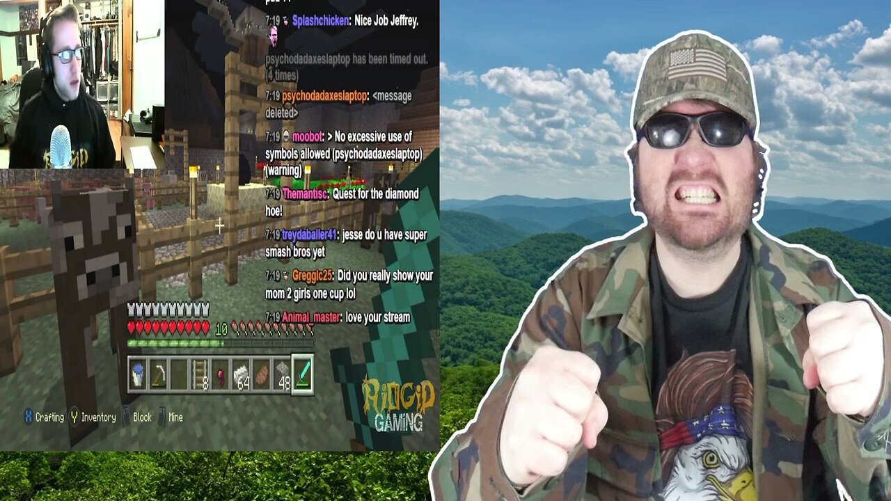 Psycho Dad Raids Stream *Full Broadcast* (Ridgid Gaming) - Reaction! (BBT)