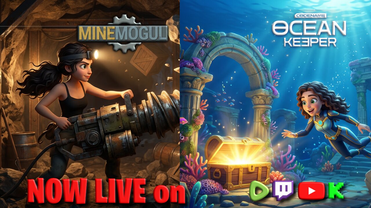 🔴 [FR/ENG] MineMogul then Ocean Keeper💜 Dec RCP #12