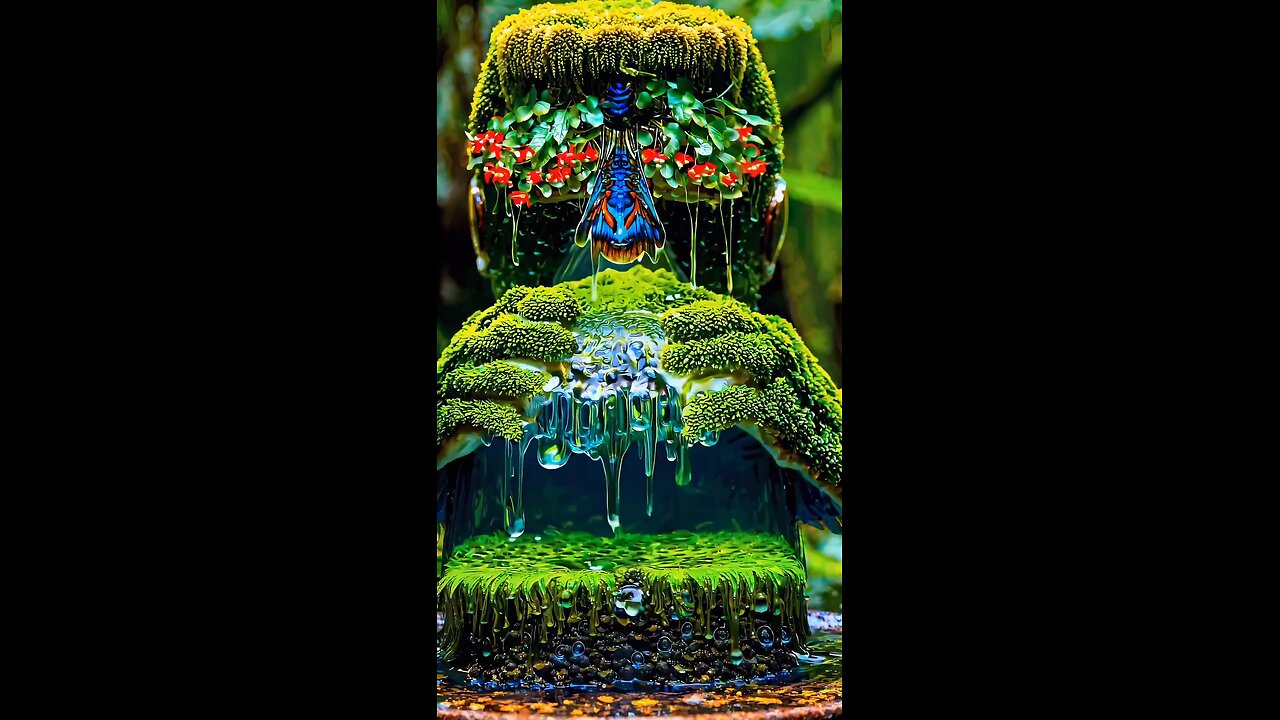Forest water cake