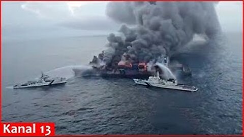 Container ship on fire carrying dangerous cargo off southern Indian coast