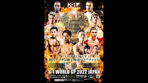 K-1 WORLD GP 2022 - Dec 03 2022 - Edion Arena, Osaka