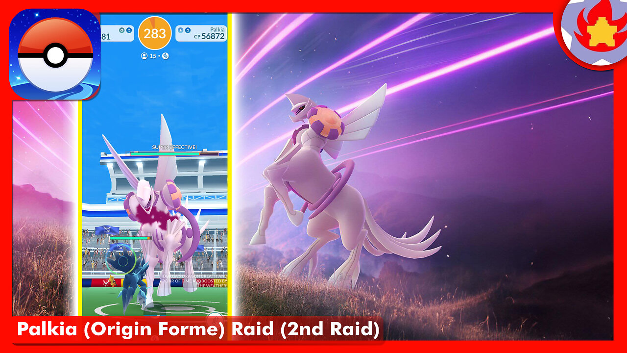 Palkia (Origin Forme) Raid (2nd Raid) | Pokemon GO