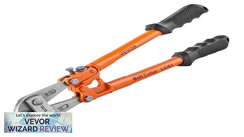 VEVOR Bolt Cutter 18" Lock Cutter Bi-Material Handle with Soft Rubber Grip Review