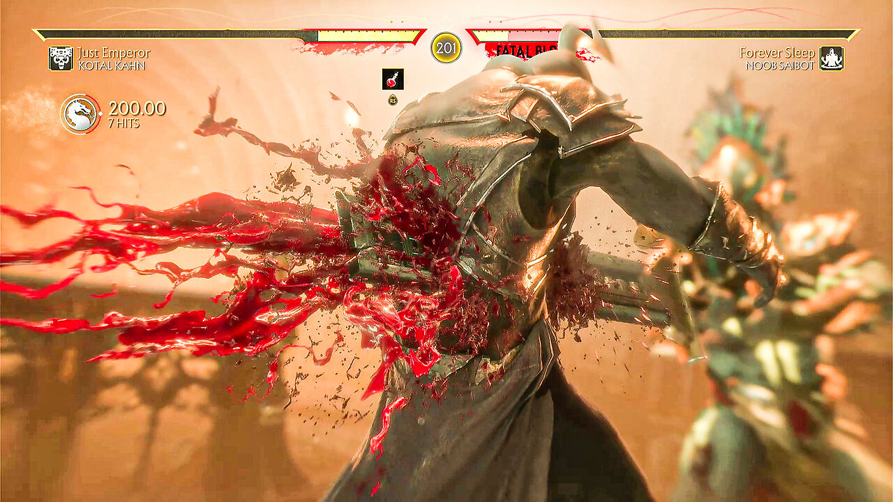 Kotal Kahn Vs Noob Saibot - Mortal Kombat 11 (60FPS) - Kicchu Gaming