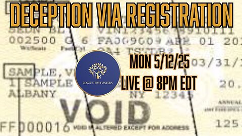 Rescue The Fosters: DECEPTION VIA REGISTRATION