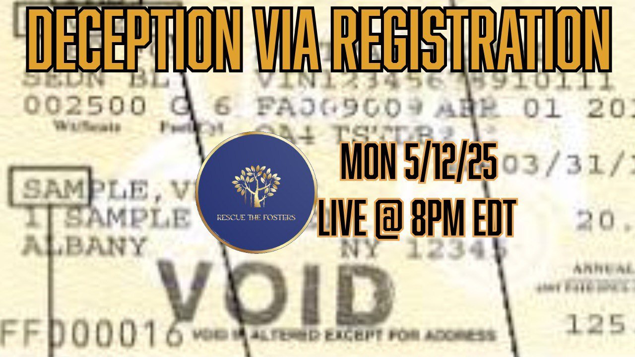 Rescue The Fosters: DECEPTION VIA REGISTRATION
