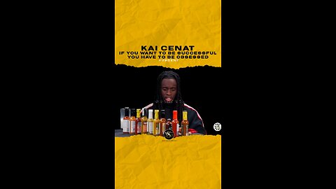 @kaicenat If you want to be successful you have to be obsessed. #kaicenat 🎥 @hotones