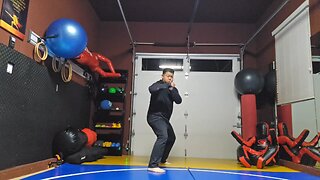 WTD Axe Kick to Front Kick sequential