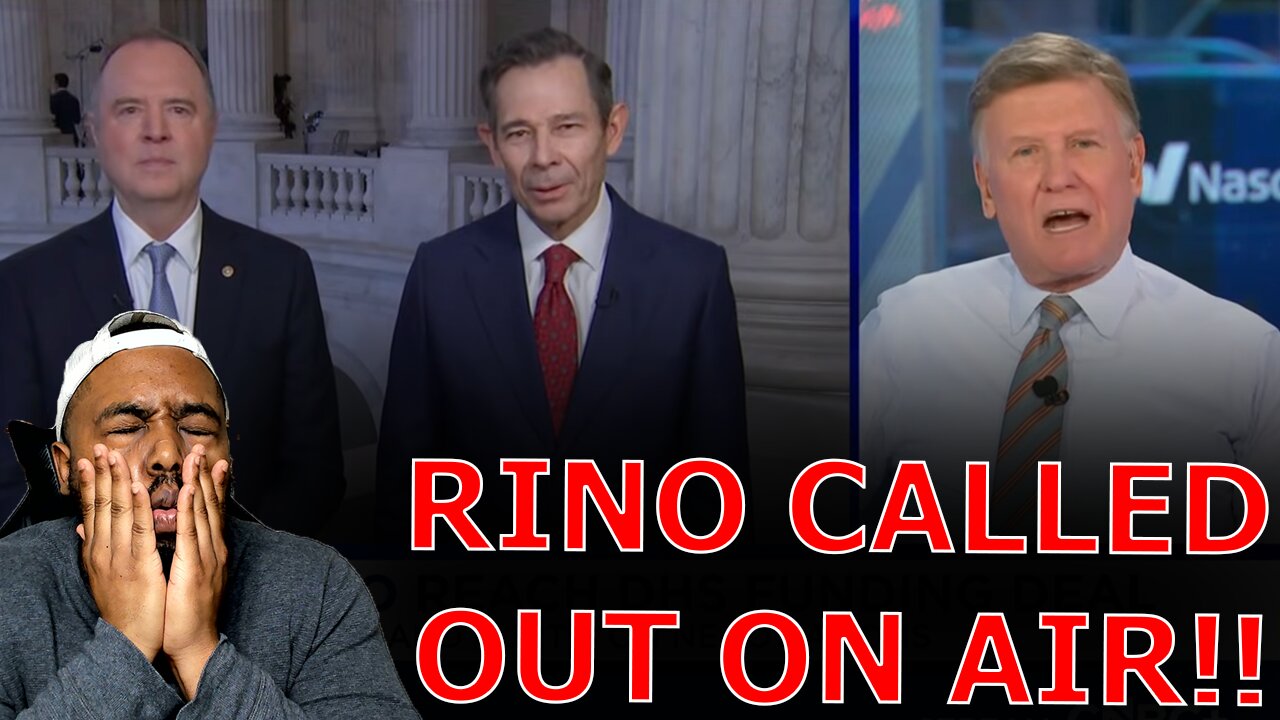 STUNNED CNBC Anchor CALLS OUT RINO Republican FOLDING TO Adam Schiff And Democrats Live On Air!