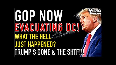 GOP NOW Evacuating From D.C. While Trump’s Away! What The Hell’s Happening!?! Major Betrayal!