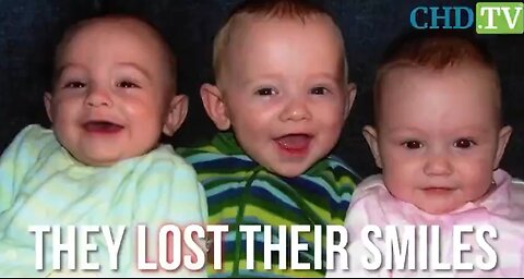 McDowell's triplets "shut down" after routine injections: later diagnosed with Autism.