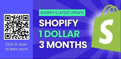 Shopify 1 Dollar 1 Month - How To Get Shopify 1$ for 1 Month Plan?