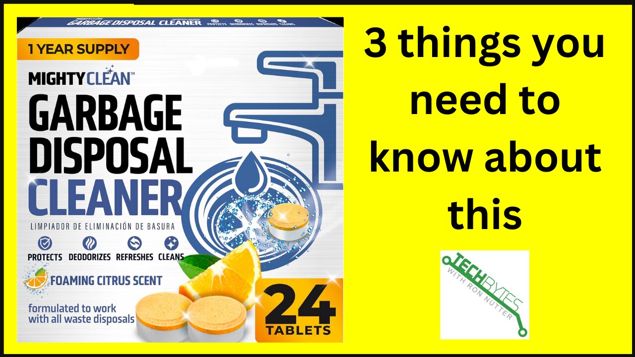 3 things you need to know about Mighty Clean Garbage Disposal Cleaner And Deodorizer Tablets 24 Pack