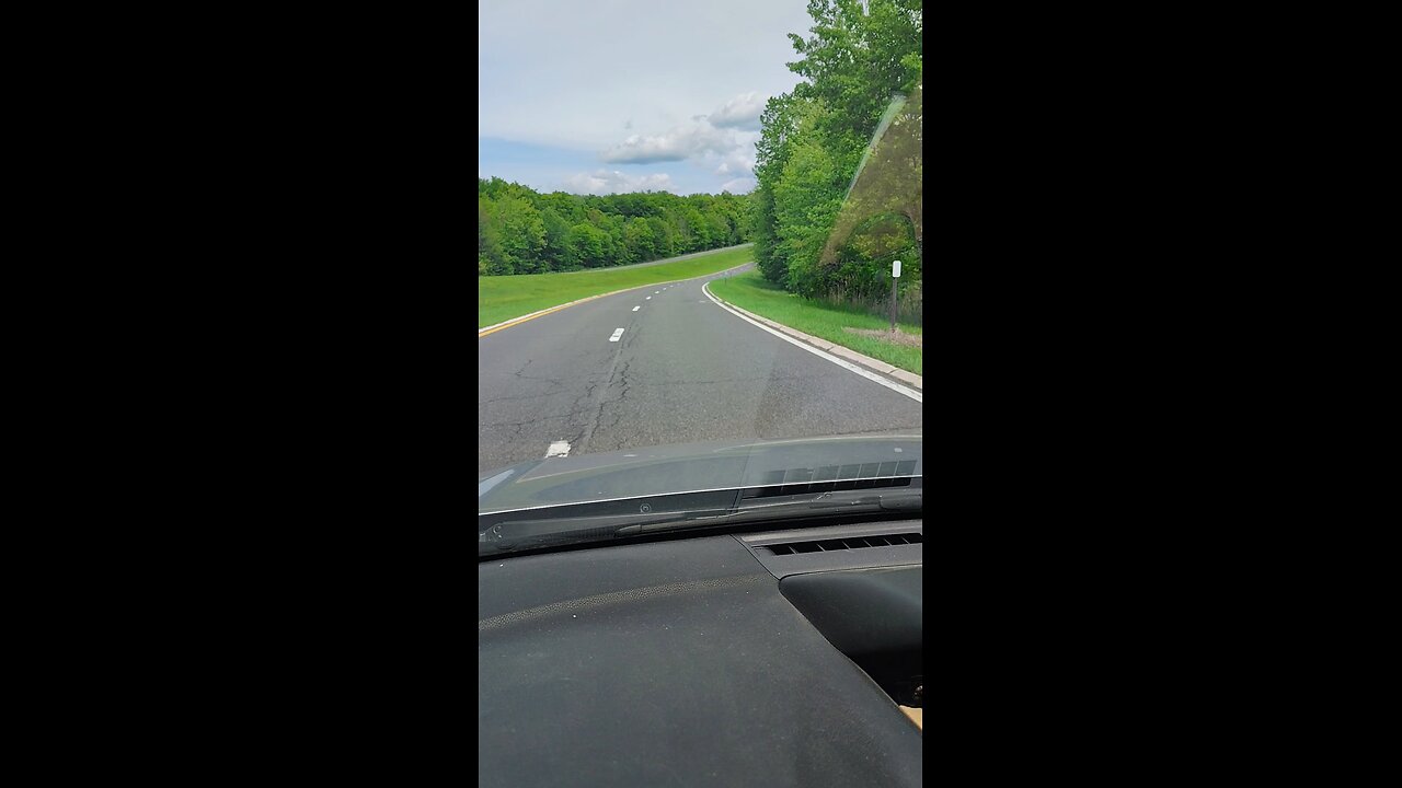 Driving on the Taconic Parkway Massachusetts