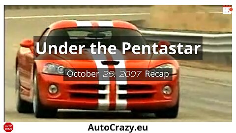 Chrysler Weekly Recap | Viper Launch, SEMA Cars & Tokyo Highlights (2007)