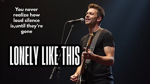 Lonely Like This 💔 | The Saddest Lyric Video You'll Hear Today (Original Song)