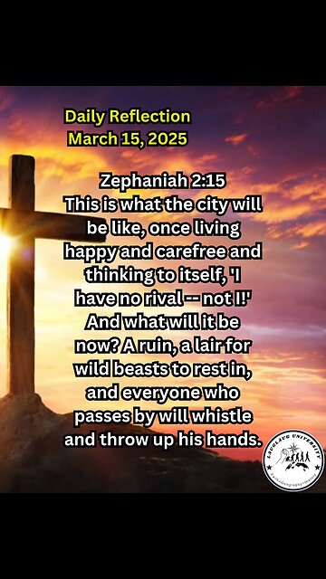 Daily Reflection March 15, 2025