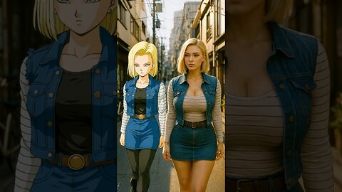 Dragon Ball Z Anime And Real #dbz #dragonball #dragonballz #anime #goku #pixverse #pixverseai