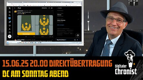 15.06.25 20.00 Direktübertragung DC am Sonntag Abend