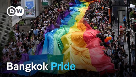 Thousands turn out for Bangkok Pride parade to celebrate same-sex marriage | DW News