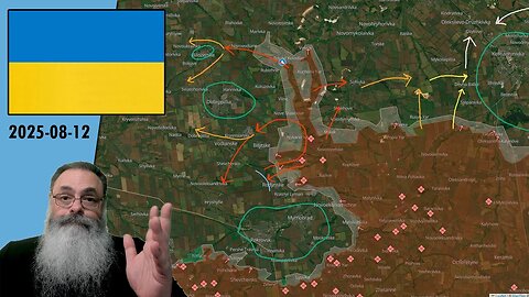 Ukraine 2025-08-12: Russians make a concerning strategic advance north of Pokrovsk
