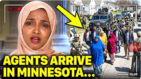Ilhan Omar PANICS and RUNS OFF MSNBC as Deportation Agents SURROUND Minnesota!!!!