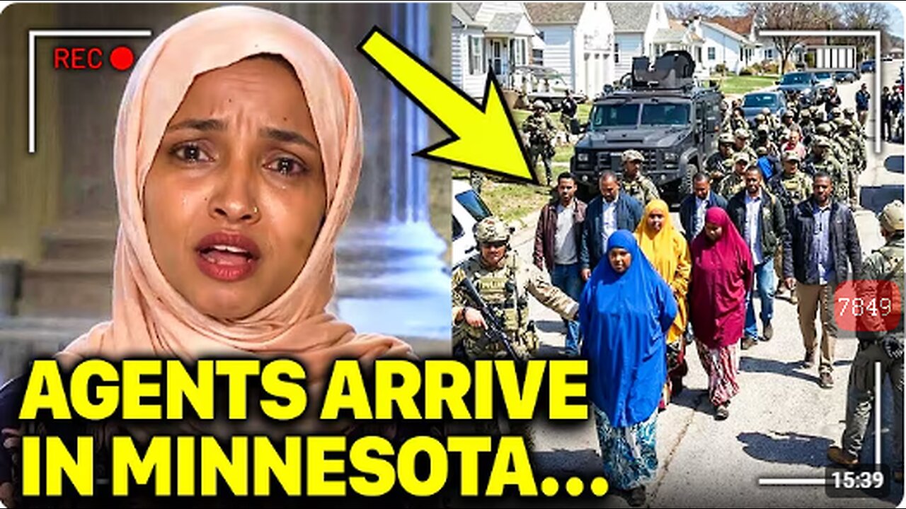 Ilhan Omar PANICS and RUNS OFF MSNBC as Deportation Agents SURROUND Minnesota!!!!