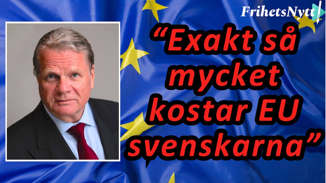 Ulf Ström avslöjar exakt hur mycket EU kostar varje enskild svensk