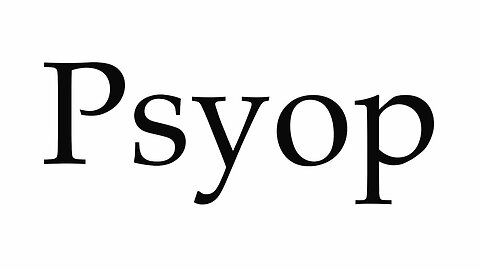 Beware of jewish PSYOPS