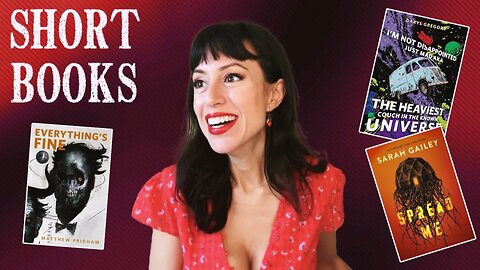 Books under 200pages | short books reading vlog | horror, scifi, fantasy