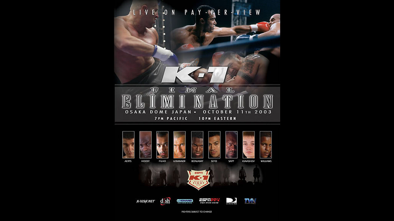 K-1 World GP 2003 Final Elimination - Oct 11 2003 - Osaka Dome
