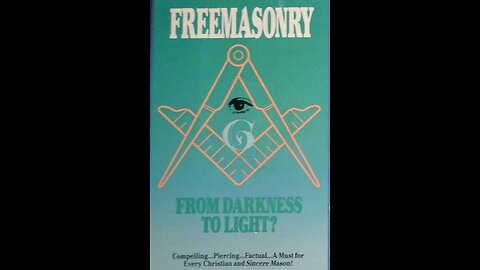 Freemasonry - From Darkness To Light - 1991 VHS tape (Jeremiah Films)