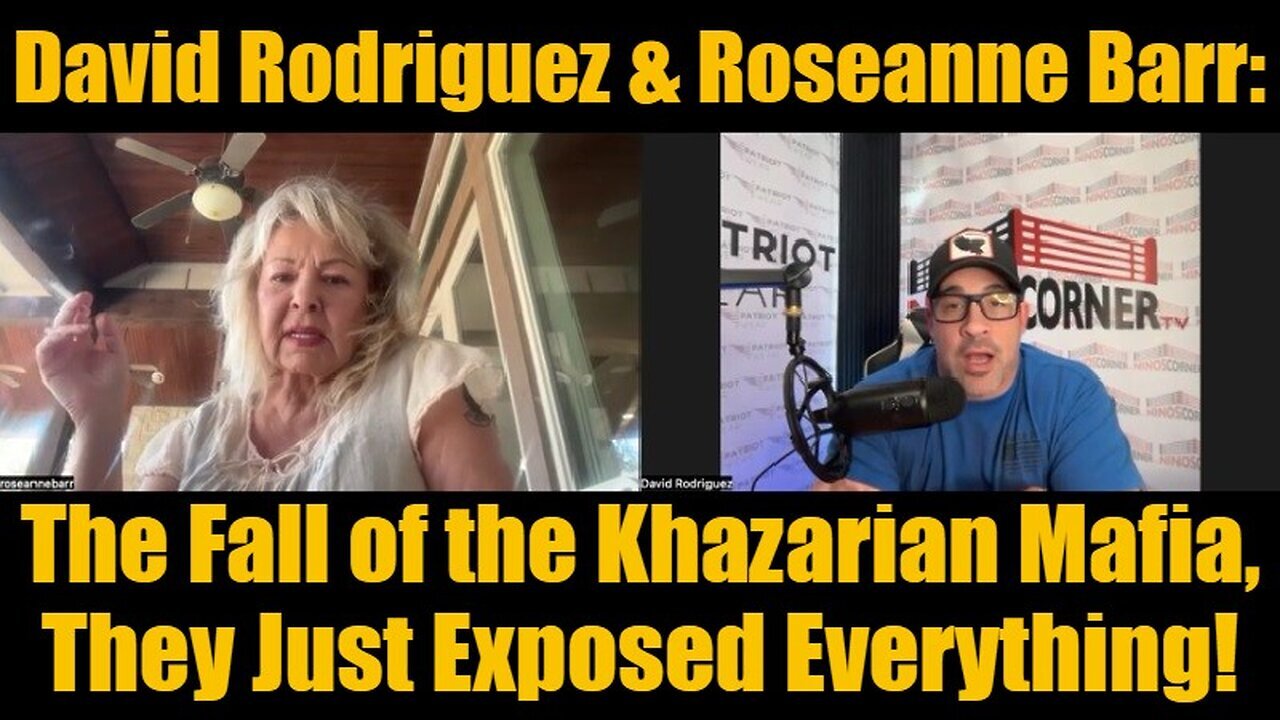 David Rodriguez & Roseanne Barr: The Fall of the Khazarian Mafia, They Just Exposed Everything!