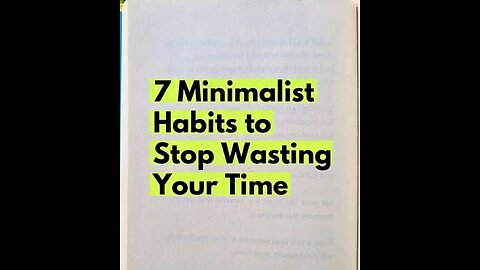 Habits that make you rich …