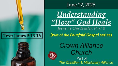 🔥 LIVE: Understanding How God Heals | James 5:13–16 | Rev. Greg Wolters