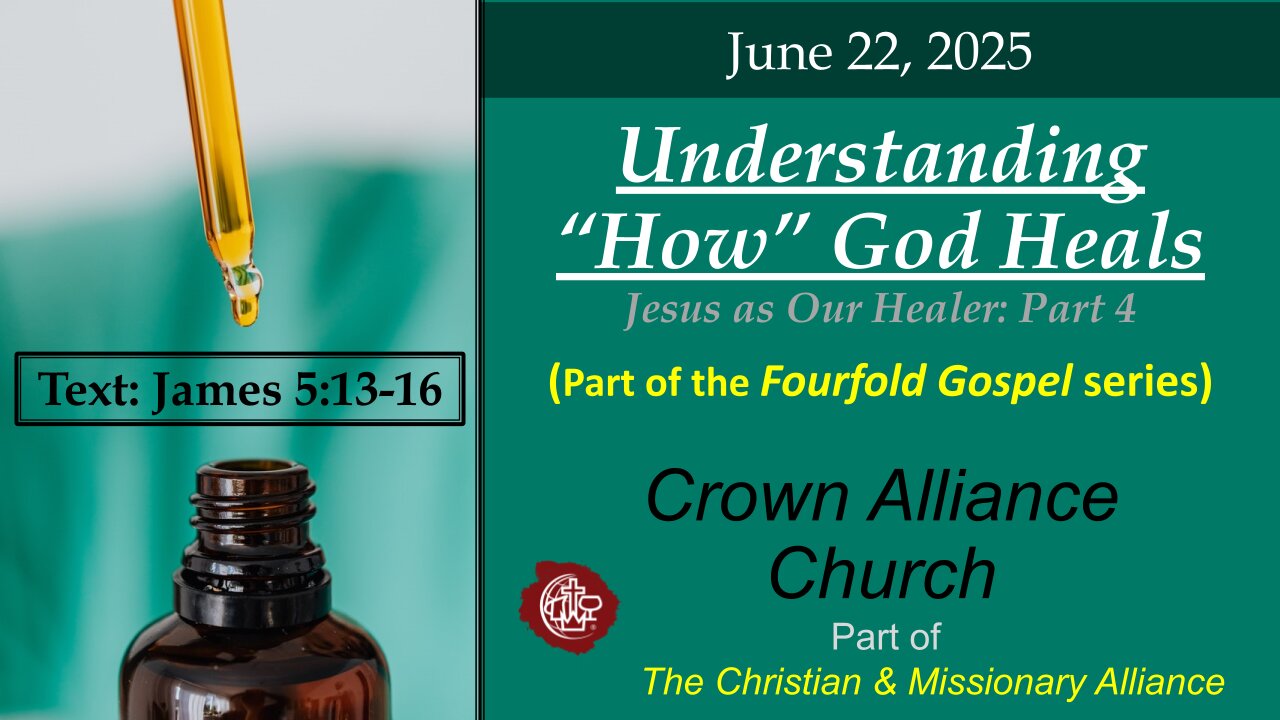 🔥 LIVE: Understanding How God Heals | James 5:13–16 | Rev. Greg Wolters