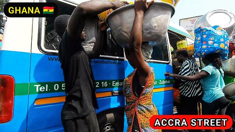 EXPLORING ACCRA: 4K WALK ON THE STREET OF ACCRA GHANA