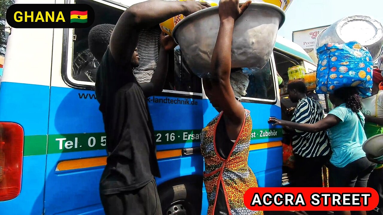 EXPLORING ACCRA: 4K WALK ON THE STREET OF ACCRA GHANA
