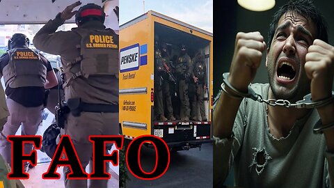 Illegal Aliens PANIC! FIND OUT during MASSIVE ICE Raid in LA! FAFO!