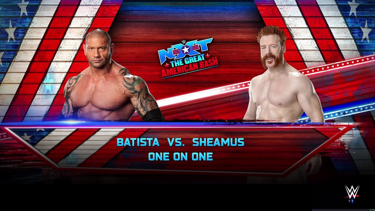 WWE 2k25 Batista vs Sheamus