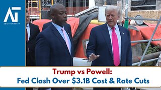 Trump Visits Fed HQ, Clashes with Powell Over $3.1B Renovation | Amaravati Today